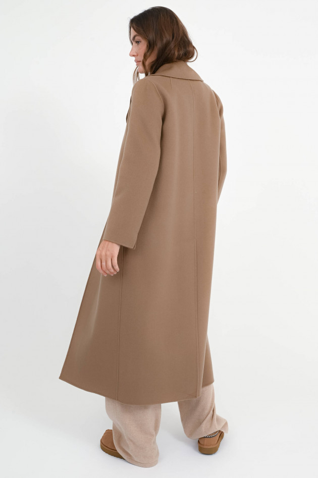 Max Mara-S Maxi-Wollmantel POLDO in Haselnuss