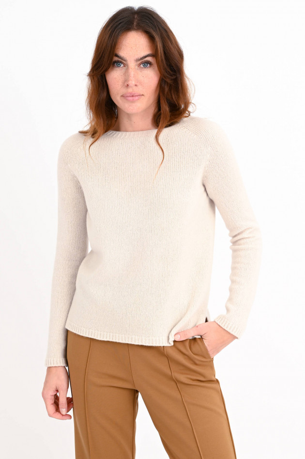 Max Mara-S Strickpullover GEORG aus Cashmere-Mix in Natur