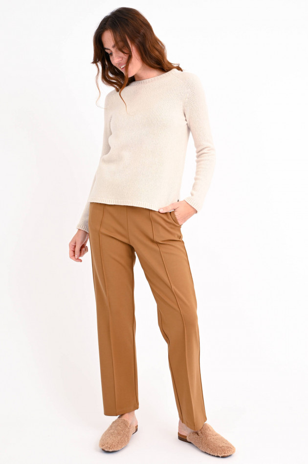 Max Mara-S Strickpullover GEORG aus Cashmere-Mix in Natur