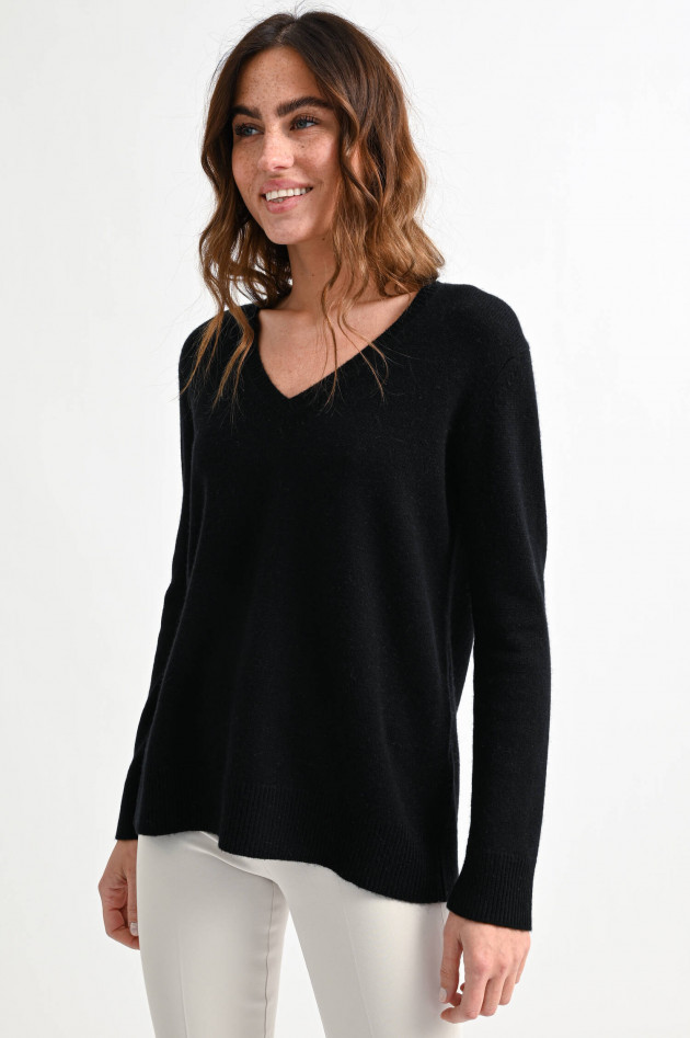 Max Mara-S Strick-Pullover VERONA in Schwarz