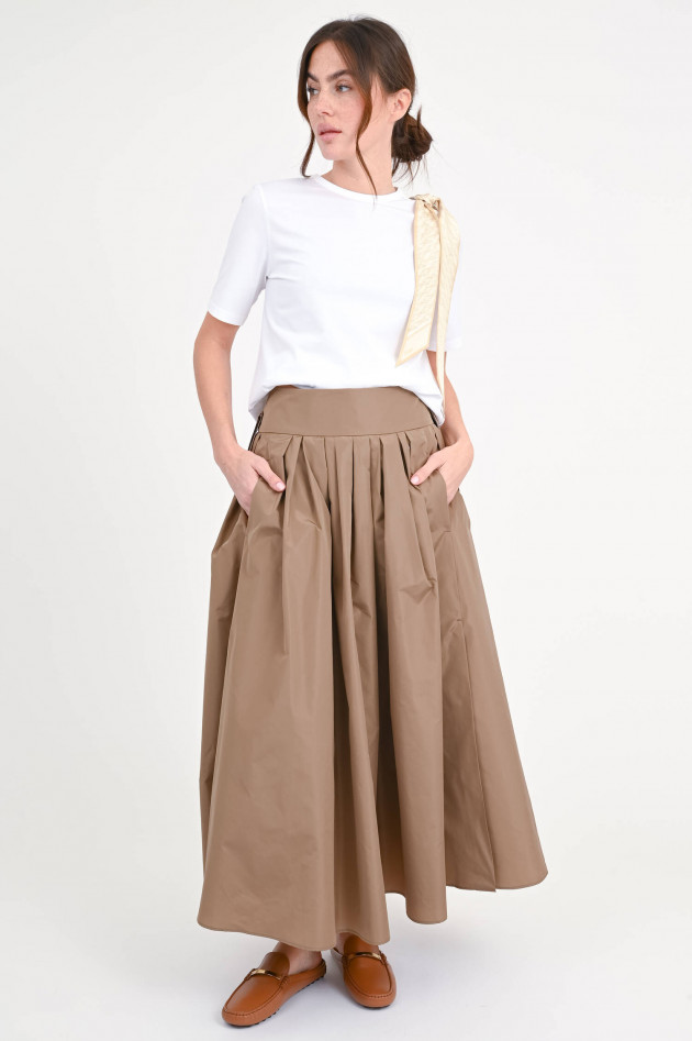 Max Mara-S Faltenrock GEA in Kupfer