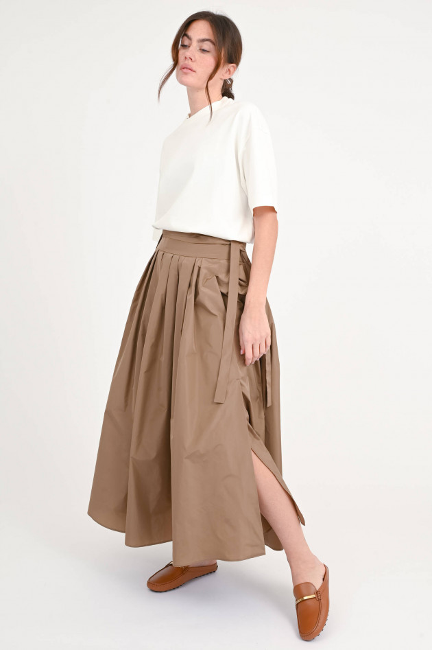 Max Mara-S Faltenrock GEA in Kupfer