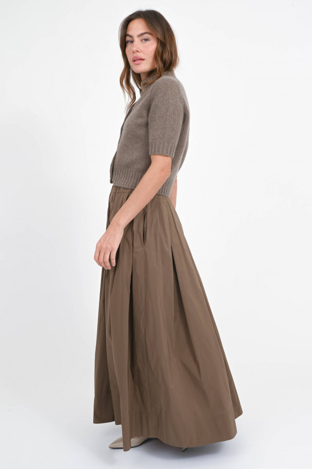 Max Mara-S Midi-Rock ALOE in Camel