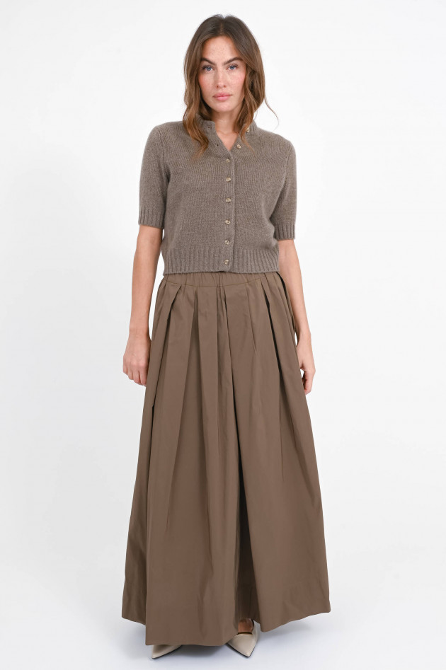 Max Mara-S Midi-Rock ALOE in Camel