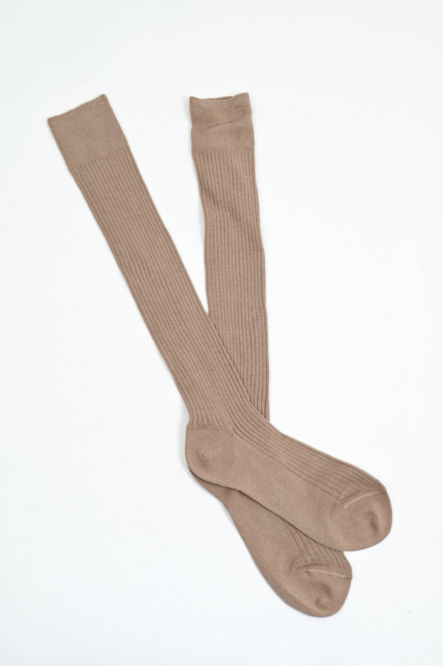 Max Mara-S Kniestrümpfe BINO in Honigfarben