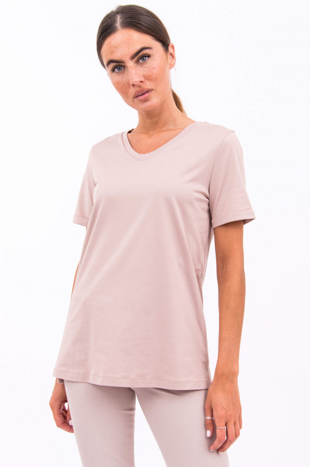 Max Mara-S Baumwoll-Shirt DRESDA in Rosè