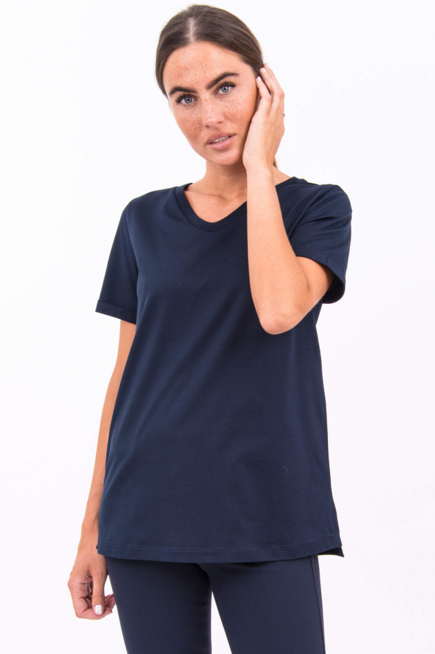 Max Mara-S Baumwoll-Shirt DRESDA in Navy