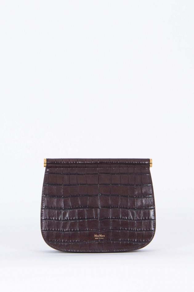 Max Mara-S Crossbody-Bag in Dunkelbraun