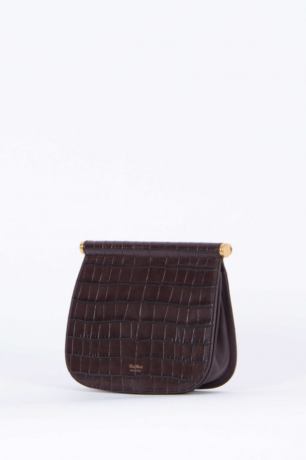 Max Mara-S Crossbody-Bag in Dunkelbraun