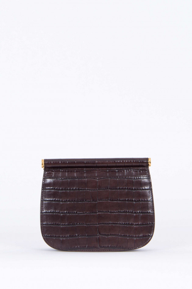 Max Mara-S Crossbody-Bag in Dunkelbraun