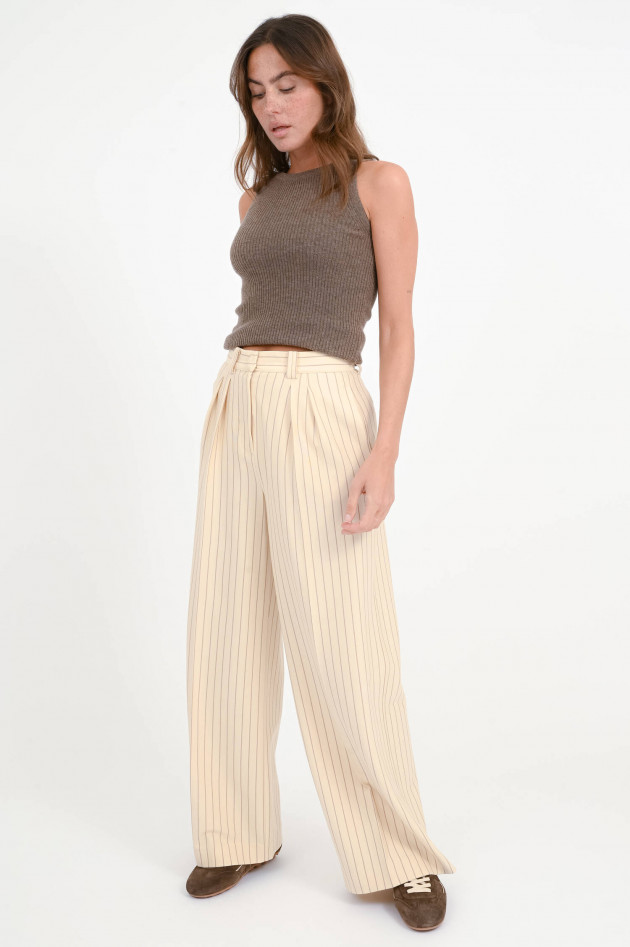 Max Mara-S Woll-Cashmere-Top CIPRO in Haselnuss