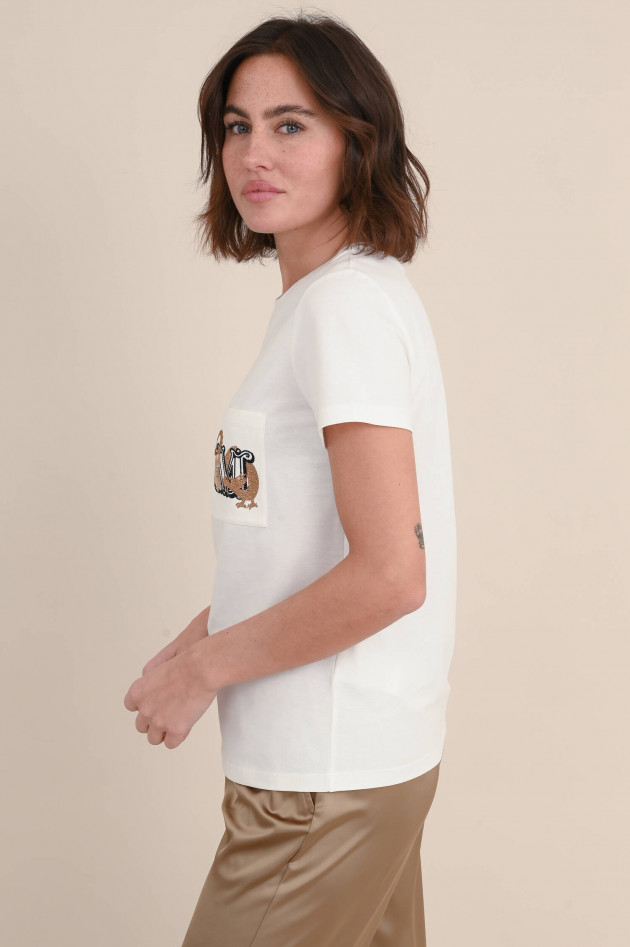 Max Mara T-Shirt ELMO in Weiß