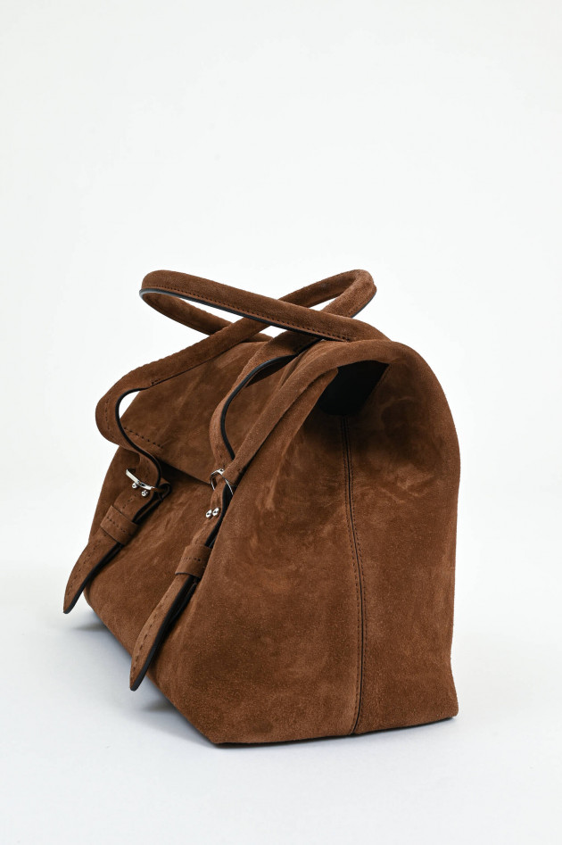 Max Mara Shopper ARCHETIPO FOLD in Dunkelbraun