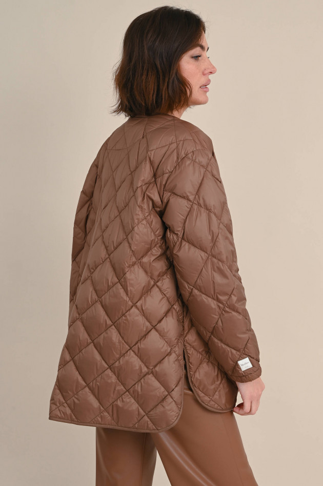 Max Mara The Cube Rautenstepp Jacke CSOFT in Braun