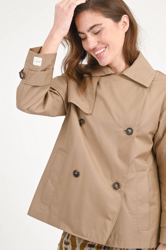 Max Mara The Cube Kurzer Trenchcoat ZENO in Camel