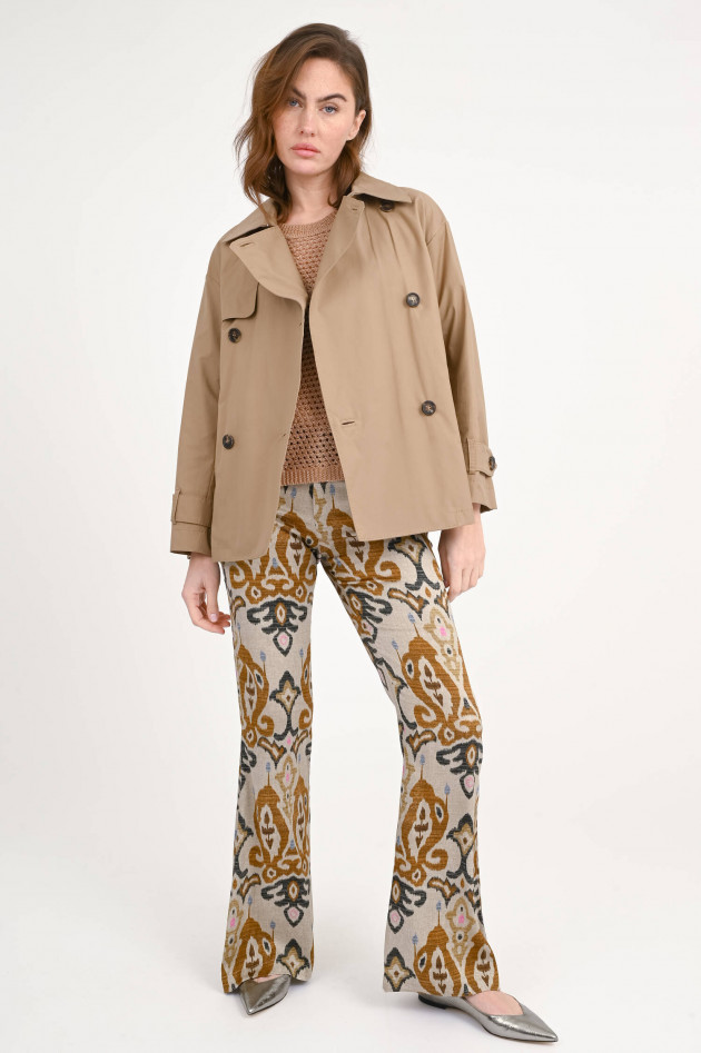 Max Mara The Cube Kurzer Trenchcoat ZENO in Camel
