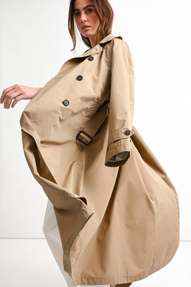 Max Mara The Cube Maxi-Trenchcoat AIMPER in Camel