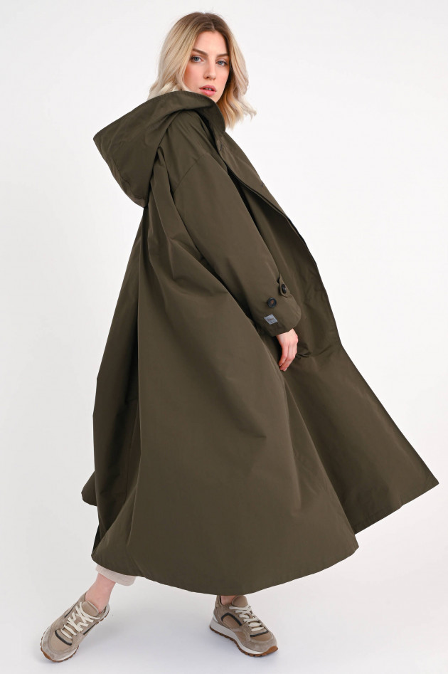 Max Mara The Cube Trenchcoat COTTONP in Khaki