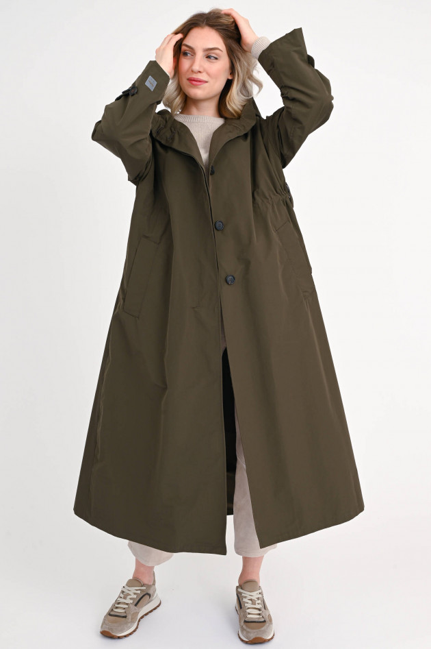 Max Mara The Cube Trenchcoat COTTONP in Khaki