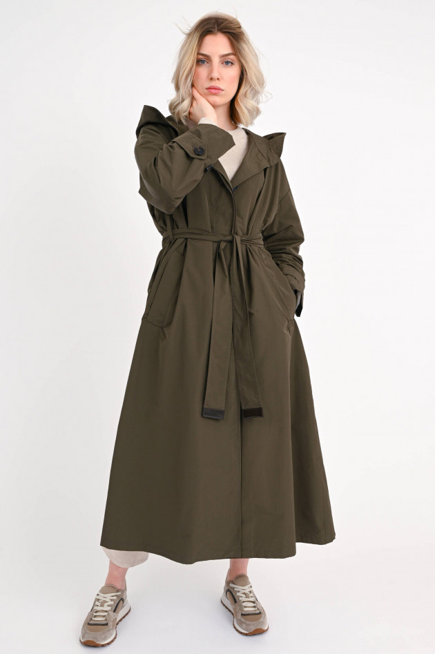 Max Mara The Cube Trenchcoat COTTONP in Khaki