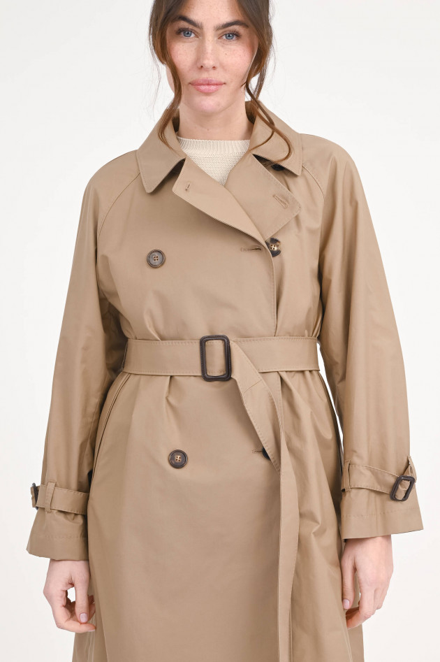 Max Mara The Cube Trenchcoat in Camel