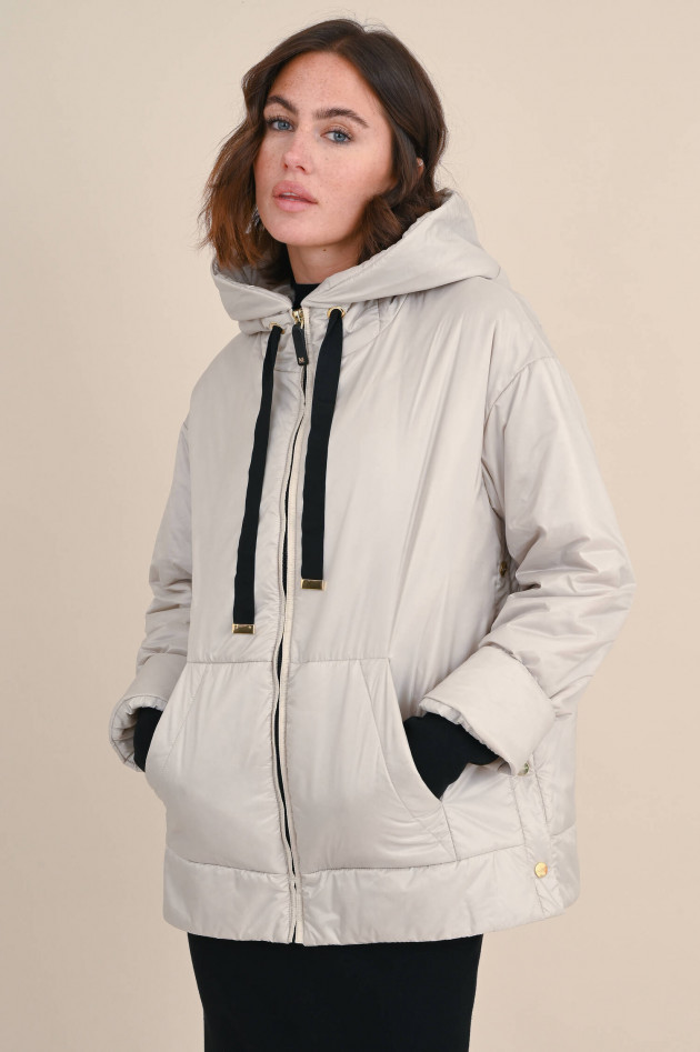 Max Mara The Cube Parka DALI in Beige/Gold