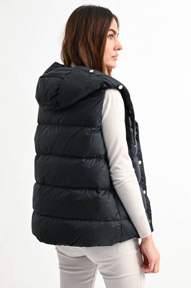Max Mara The Cube Wende-Steppweste JSOFT in Schwarz