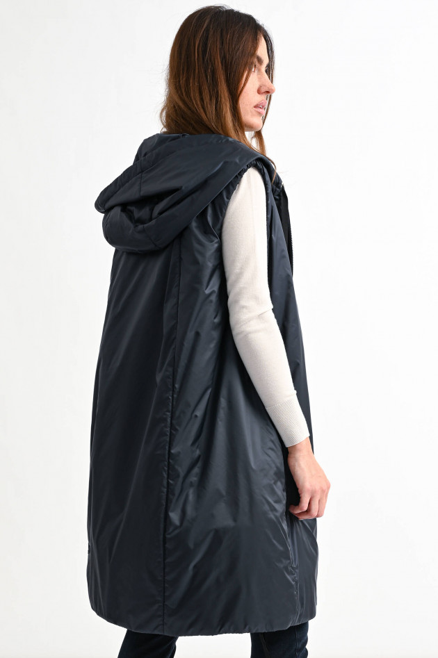 Max Mara The Cube Lange Weste GREENGI in Midnight