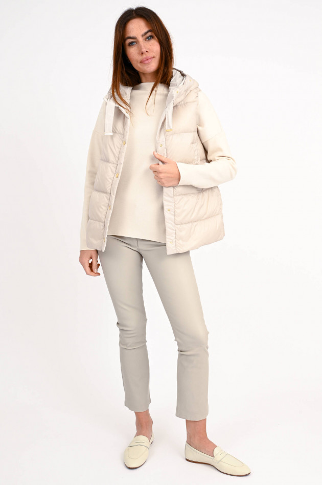 Max Mara The Cube Daunenstepp-Gilet JSOFT in Sand