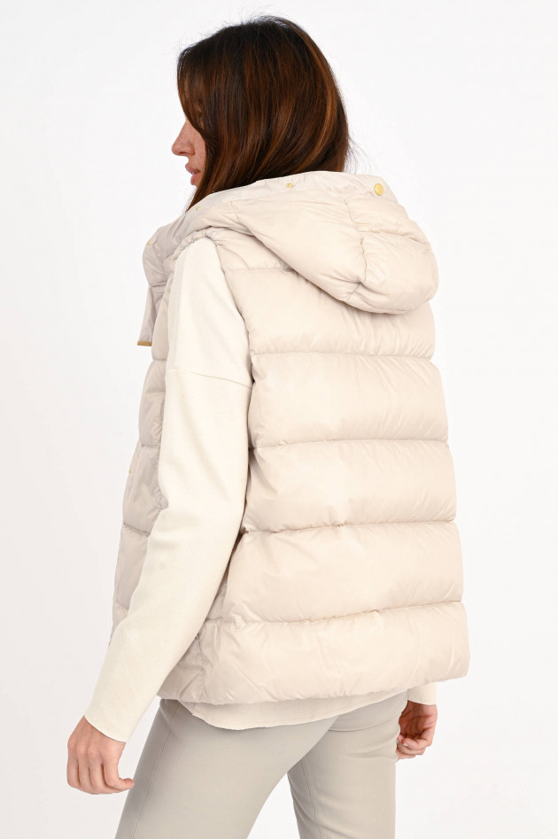 Max Mara The Cube Daunenstepp-Gilet JSOFT in Sand