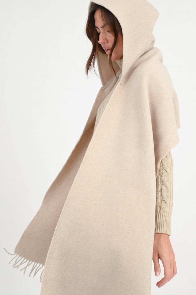Max Mara Schalhaube ZENA in Beige