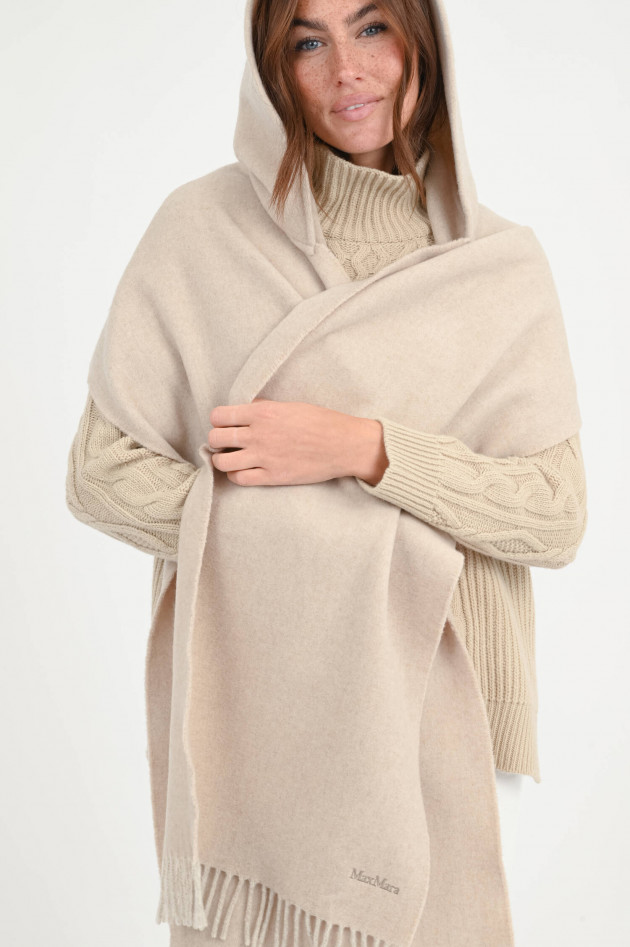 Max Mara Schalhaube ZENA in Beige