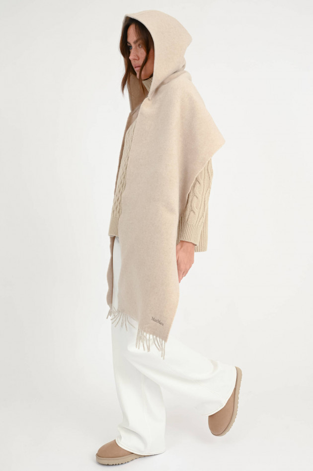 Max Mara Schalhaube ZENA in Beige