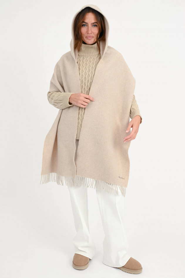 Max Mara Schalhaube ZENA in Beige