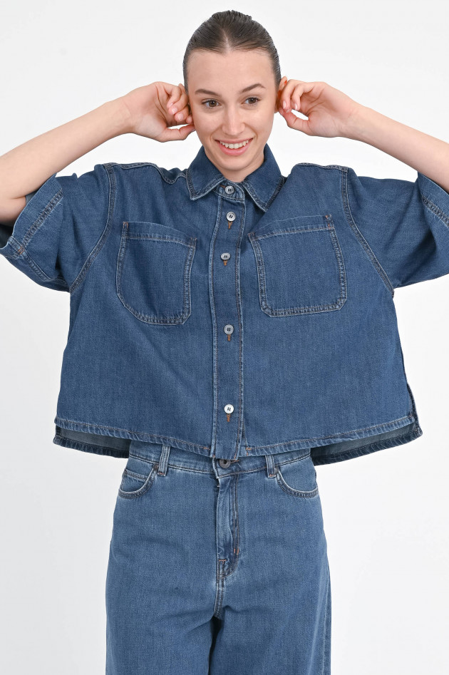 Max Mara Weekend Jeanshemd ENZA in Medium Blie