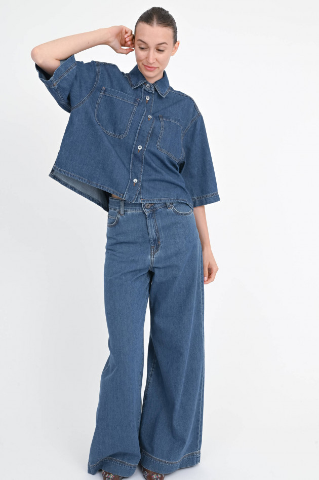 Max Mara Weekend Jeanshemd ENZA in Medium Blie