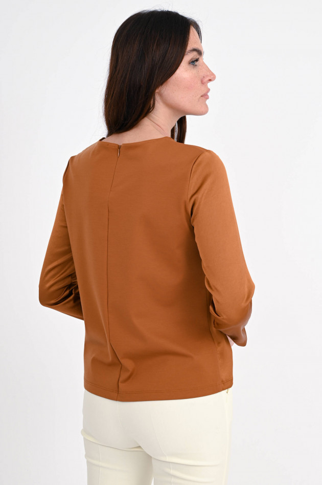 Max Mara Weekend Blusenshirt CHIC aus Satin in Bronze