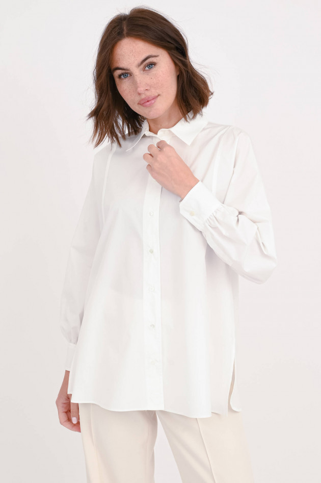 Max Mara Weekend Baumwollbluse FUFY in Weiß