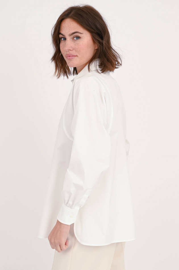 Max Mara Weekend Baumwollbluse FUFY in Weiß
