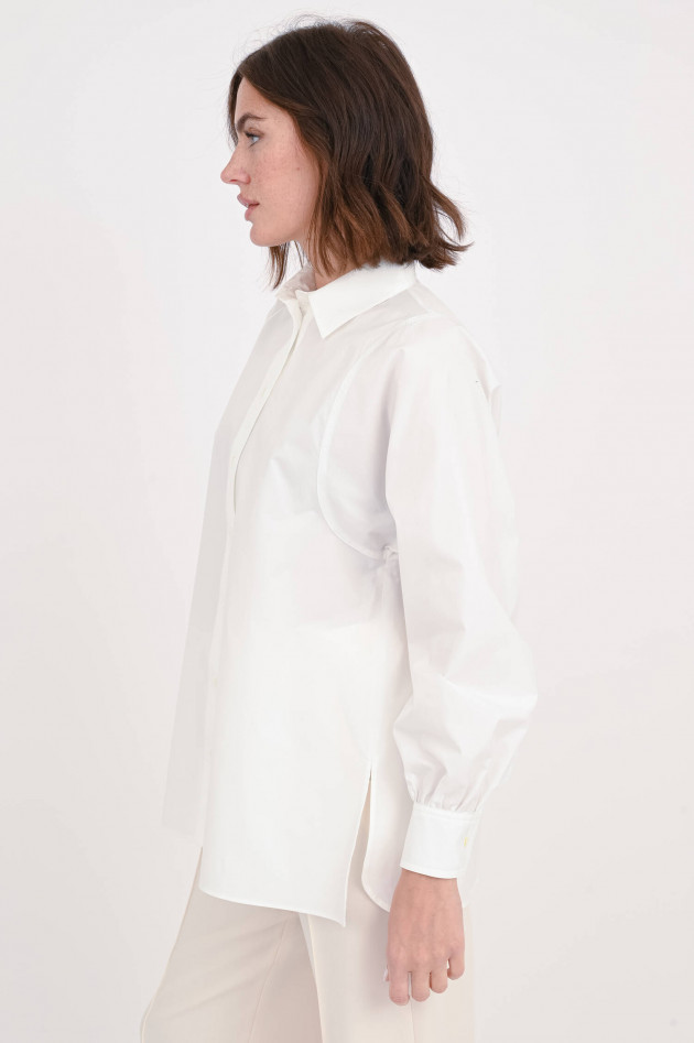 Max Mara Weekend Baumwollbluse FUFY in Weiß