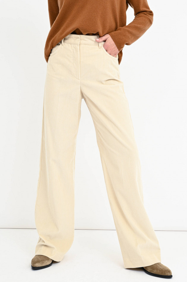 Max Mara Weekend Cord-Culotte GHIGLIA in Creme