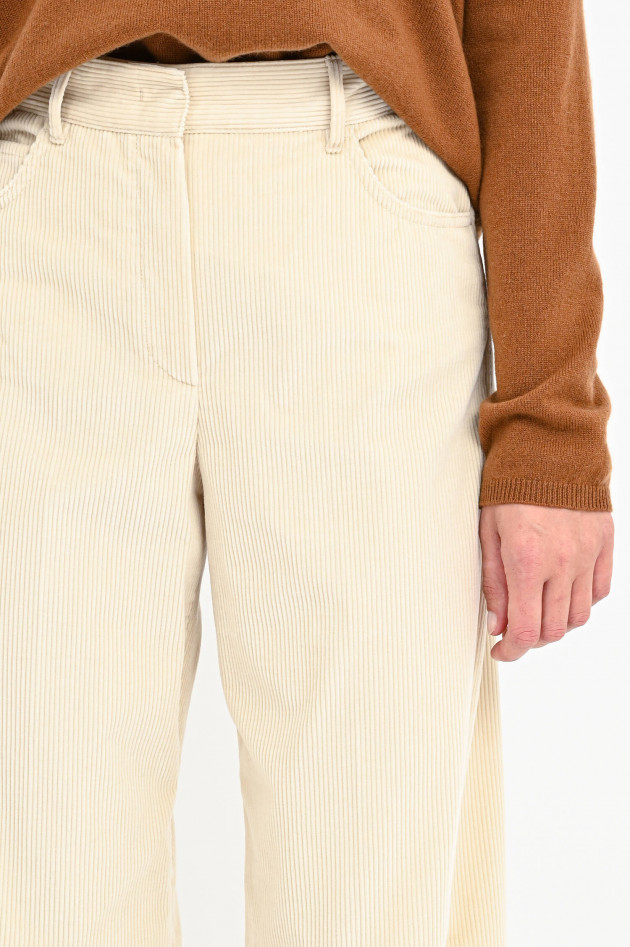 Max Mara Weekend Cord-Culotte GHIGLIA in Creme
