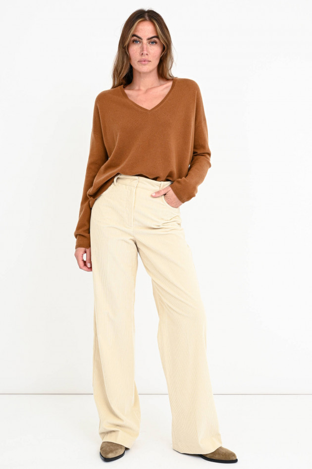 Max Mara Weekend Cord-Culotte GHIGLIA in Creme