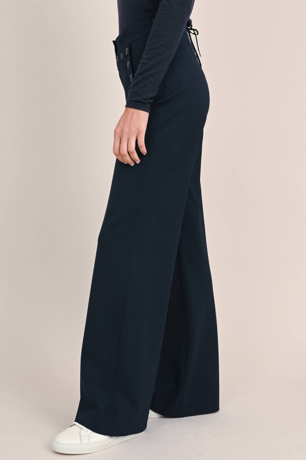 Max Mara Weekend Weite Hose GALLI in Navy