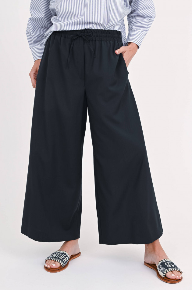 Max Mara Weekend Wollhose ELMO in Dunkelblau