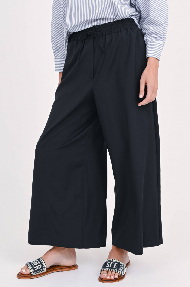 Max Mara Weekend Wollhose ELMO in Dunkelblau