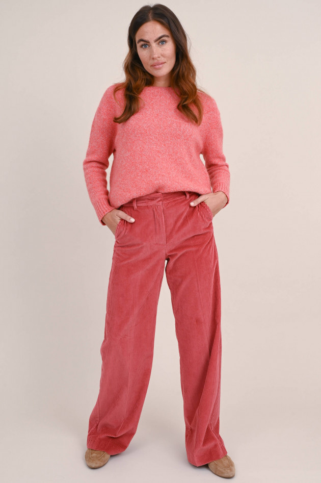 Max Mara Weekend Cord Hose TANIA in Fuchsia