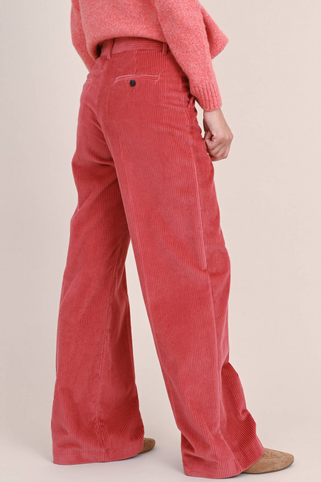 Max Mara Weekend Cord Hose TANIA in Fuchsia
