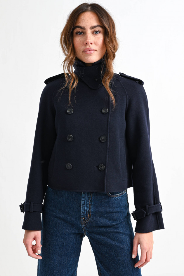 Max Mara Weekend Kurze Wolljacke NAIADI in Midnight