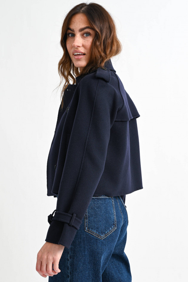 Max Mara Weekend Kurze Wolljacke NAIADI in Midnight